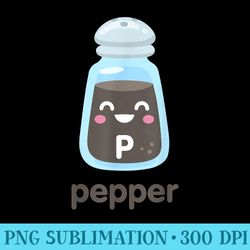 for couples salt and pepper matching halloween - shirt mockup download