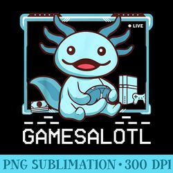 gamesalot amphibian salamander cute axolotl - png download collection