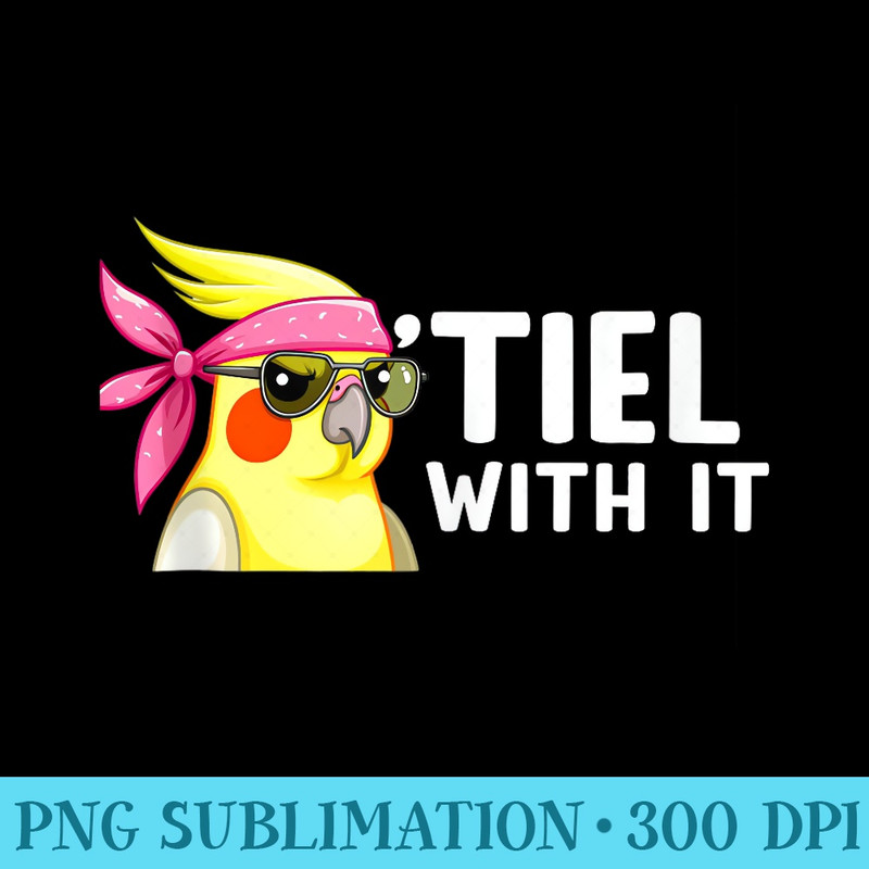Funny Cockatiel Tiel Bird s Mens - Sublimation PNG Designs - Add a Festive Touch to Every Day