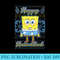 SpongeBob SquarePants Happy Hanukkah Ugly - Sublimation graphics PNG - Limited Edition And Exclusive Designs