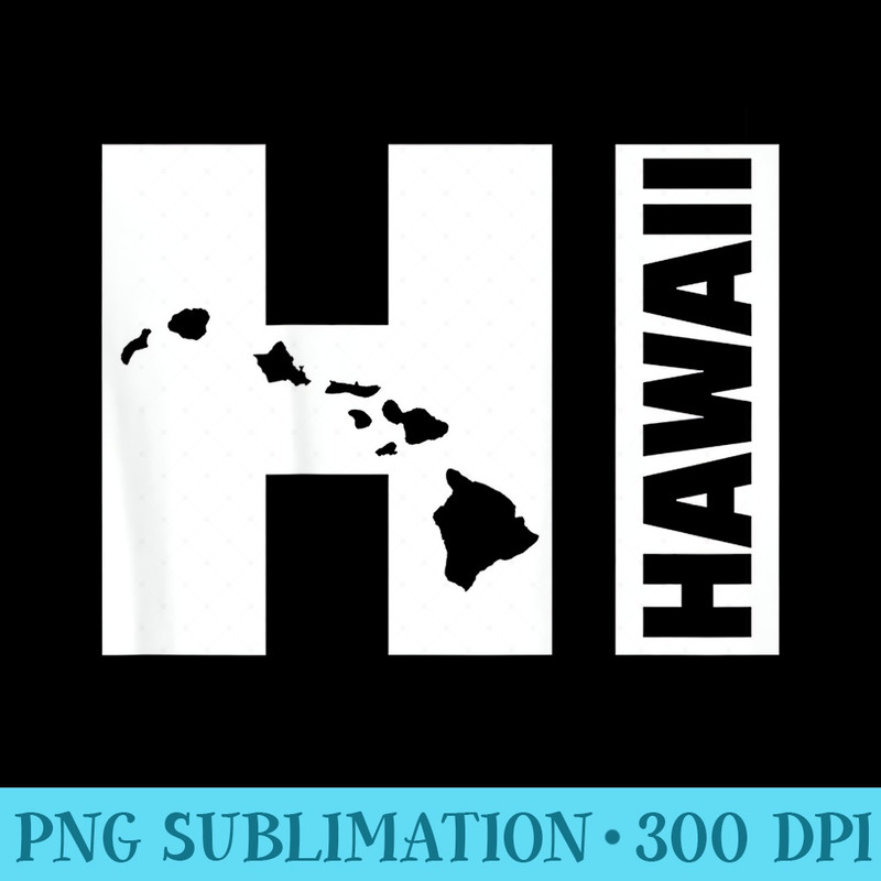 Vintage Islands Hawaii Aloha State Tshirt - Transparent PNG File Download - Vibrant and Eye-Catching Typography