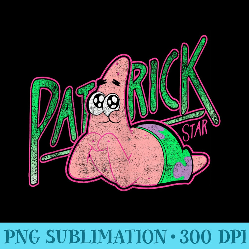 SpongeBob SquarePants Patrick Googly Eyes - High Resolution Shirt PNG - Fashionable and Fearless