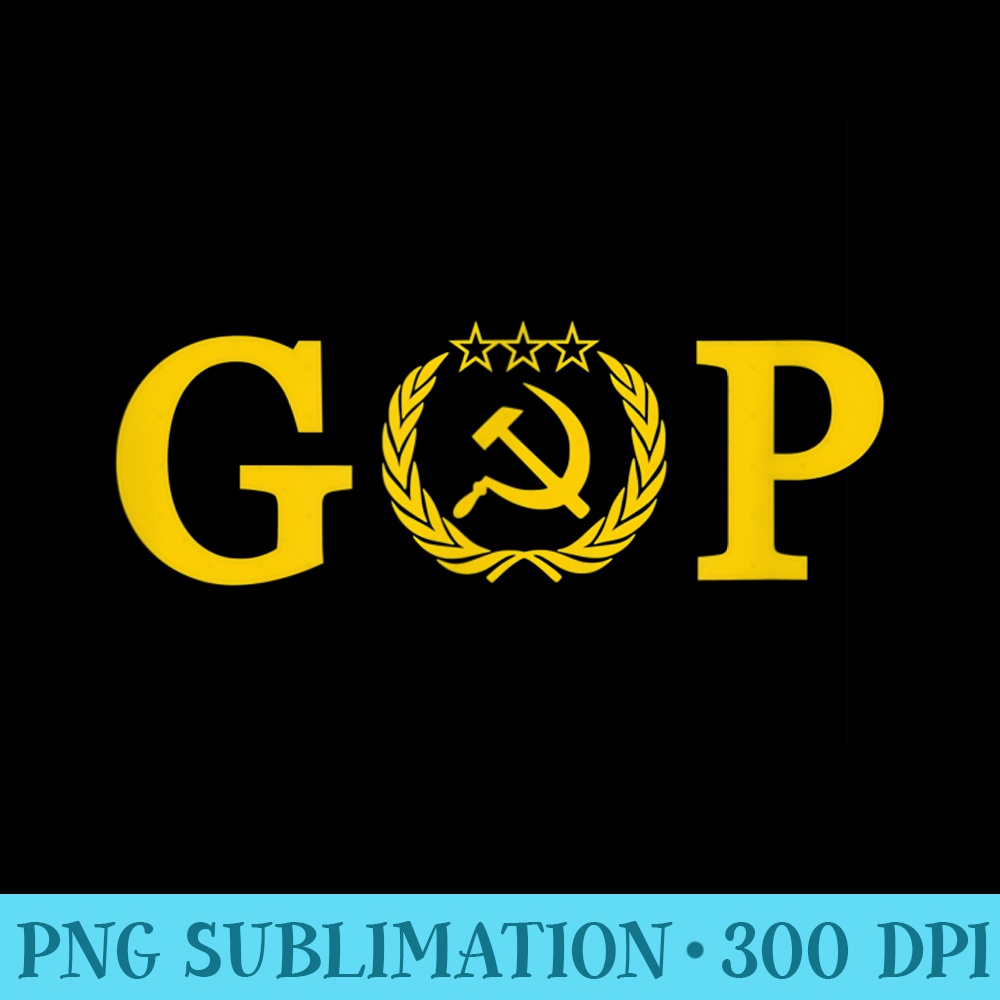Anti GOP Hammer and Sickle Russia Collusion Anti Trump - PNG Graphics Download - Fashionable and Fearless