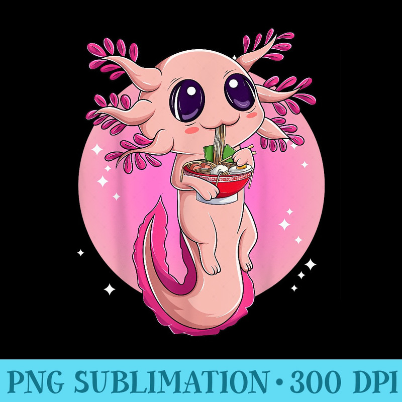 Axolotl For Girls, Japanese Ramen Noodles Bowl - PNG Download High Quality - Instant Access To Downloadable Files