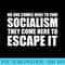No One Comes Here For Socialism Come Here To Escape It - PNG Picture Download - Bold & Eye-catching