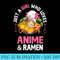 Just a Girl Who Loves Anime Ramen and Axolotls Kawaii Raglan Baseball - Shirt Artwork Download - Limited Edition And Exclusive Designs