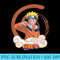 Naruto Classic Naruto with Cloud and Symbol - Ready To Print PNG Designs - Limited Edition And Exclusive Designs