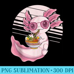 axolotl ramen anime kawaii eating noodle girls ns - png clipart download