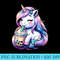 Cute Unicorn kawaii Bubble Tea Anime Kawaii Milk Tea - Transparent PNG File Download - Quick And Seamless Download Process