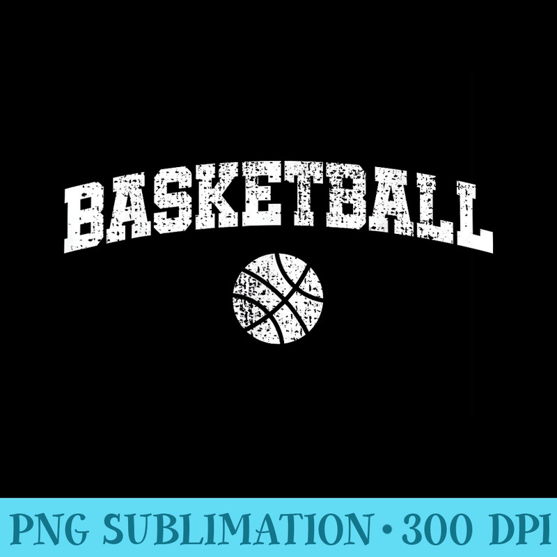 Vintage Basketball T Tshirt s College Style - Unique Sublimation PNG Download - Spice Up Your Sublimation Projects