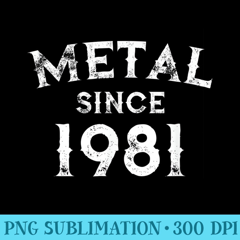Metal since - PNG Clipart Download - Fashionable and Fearless