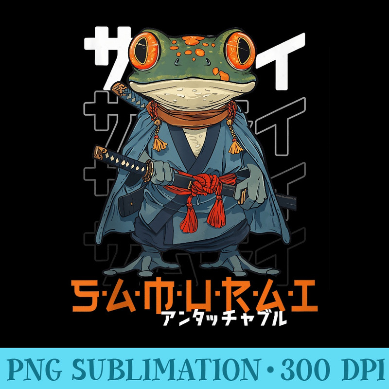 Japanese Frog Samurai Warrior Ukiyo Toad Sensei Samurai - PNG Download Database - Quick And Seamless Download Process
