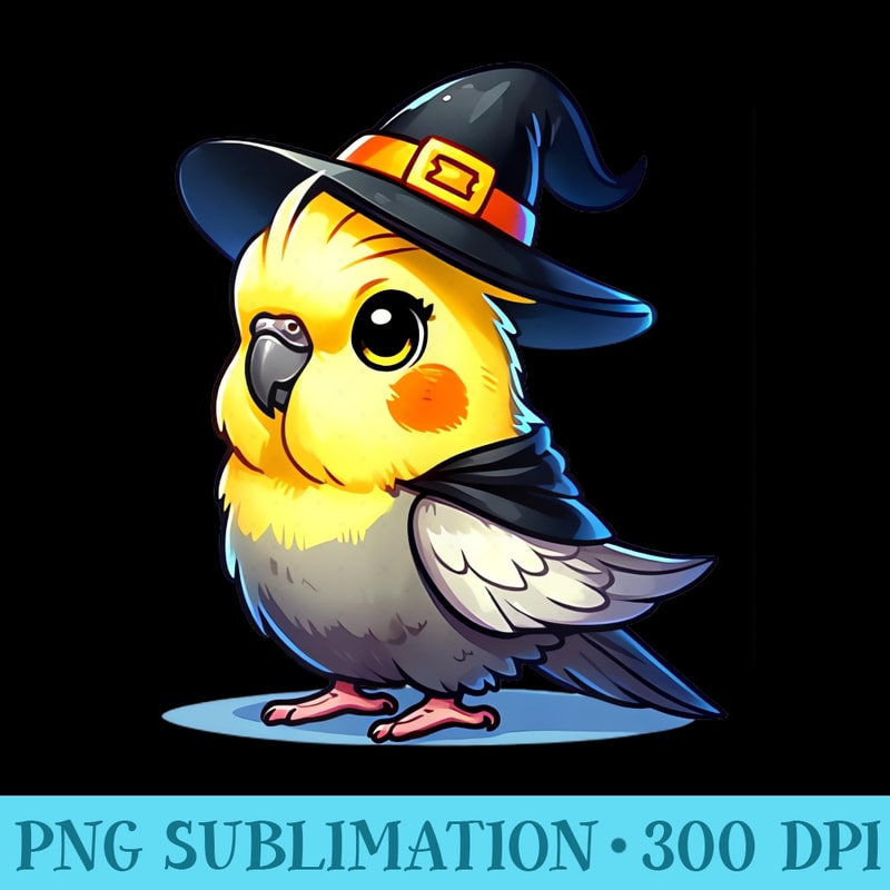 Cute Cockatiel Halloween s Mens - PNG Download Clipart - Boost Your Success with this Inspirational PNG Download