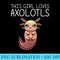 Cool Axolotl For Girls Kawaii Salamander Fish Amphibian - PNG Download Resource - Revolutionize Your Designs