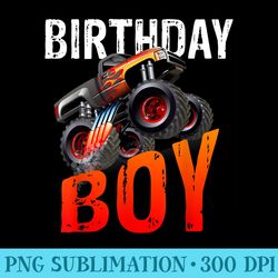 birthday monster truck rule jam tshirt - download transparent image