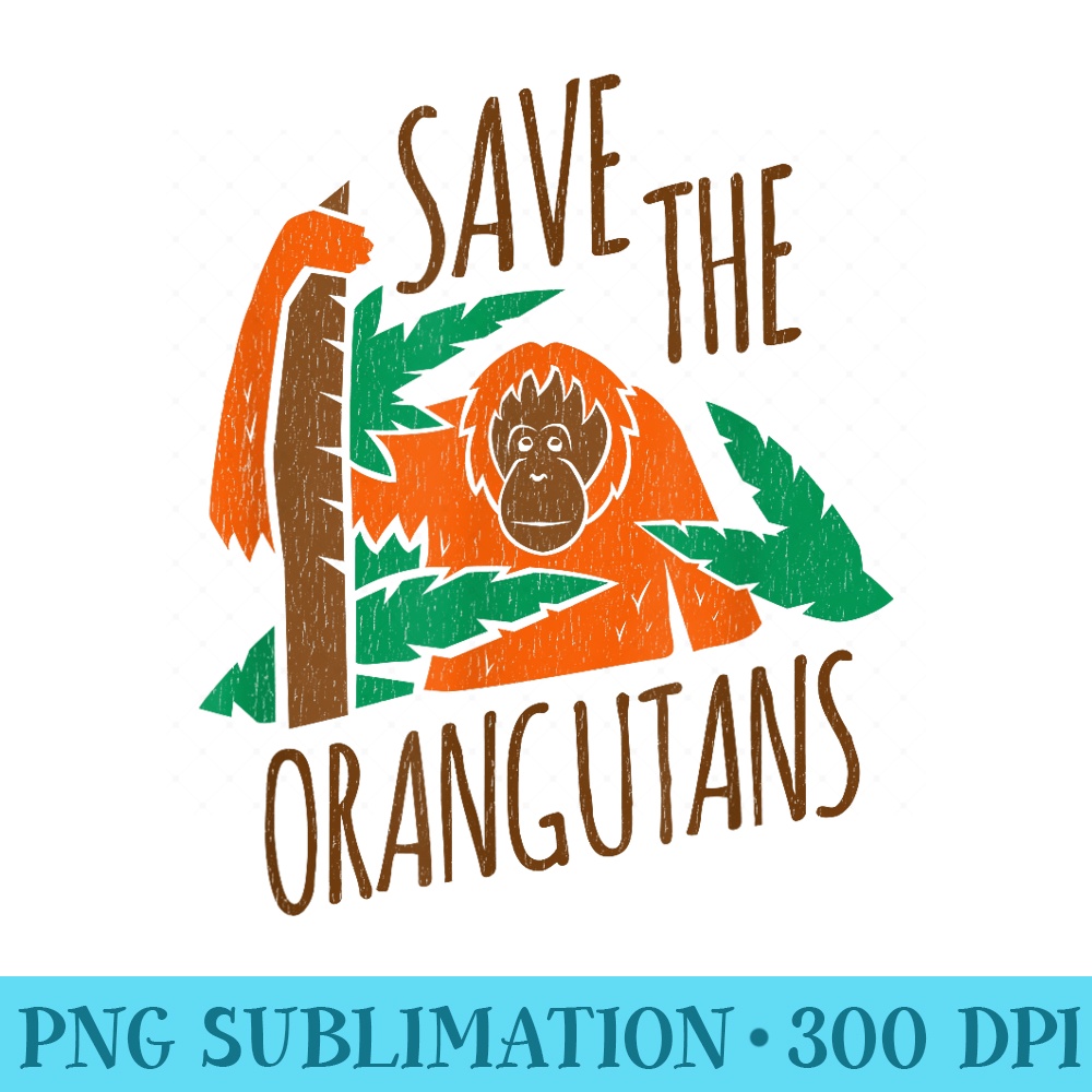 Orangutan Conservation Save the Orangutans - PNG Image Gallery Download - Add a Festive Touch to Every Day