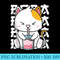 Cat Boba Tea Bubble Tea Anime Kawaii Girls Official nager - Free Transparent PNG Download - Versatile And Customizable Designs