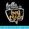 Hello My Name Is HEY TEACHER Teacher - Download High Resolution PNG - Fashionable and Fearless