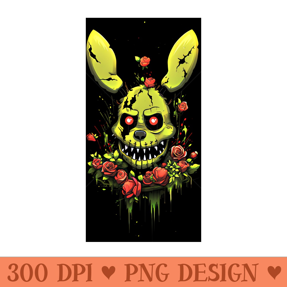 Afton Springtrap Memento Mori - PNG Download Resource - Fashionable and Fearless