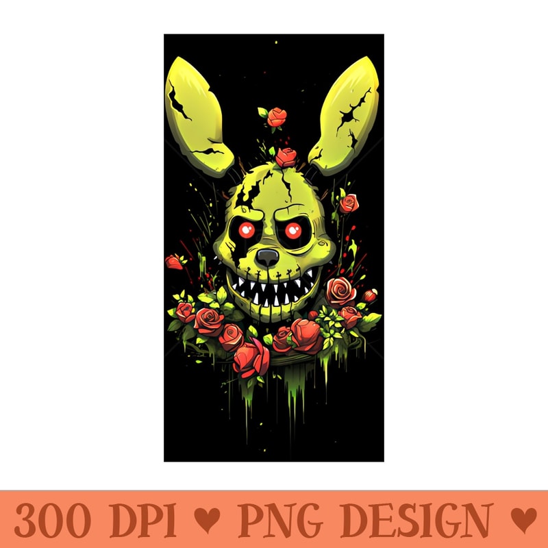 Afton Springtrap Memento Mori - PNG Download Resource - Fashionable and Fearless