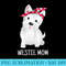 Westie Mom West Highland White Terrier Dog Lovers - PNG Download Database - Fashionable and Fearless