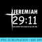 Christian Jeremiah 2911 Bible Verse T - PNG Clipart Download - Instantly Transform Your Sublimation Projects