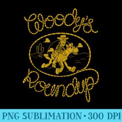 disney pixar toy story woodys round up - sublimation clipart png