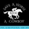 Distressed Save Horse Ride Cowboy - High resolution PNG download - Create with Confidence