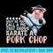 Funny Pig Corny Joke Funny Sarcastic Family Pig Karate - PNG Clipart Download - Instant Access To Downloadable Files