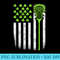 St Patricks Day Lacrosse Lax USA Flag Irish Shamrock - PNG Download Graphic - Defying the Norms