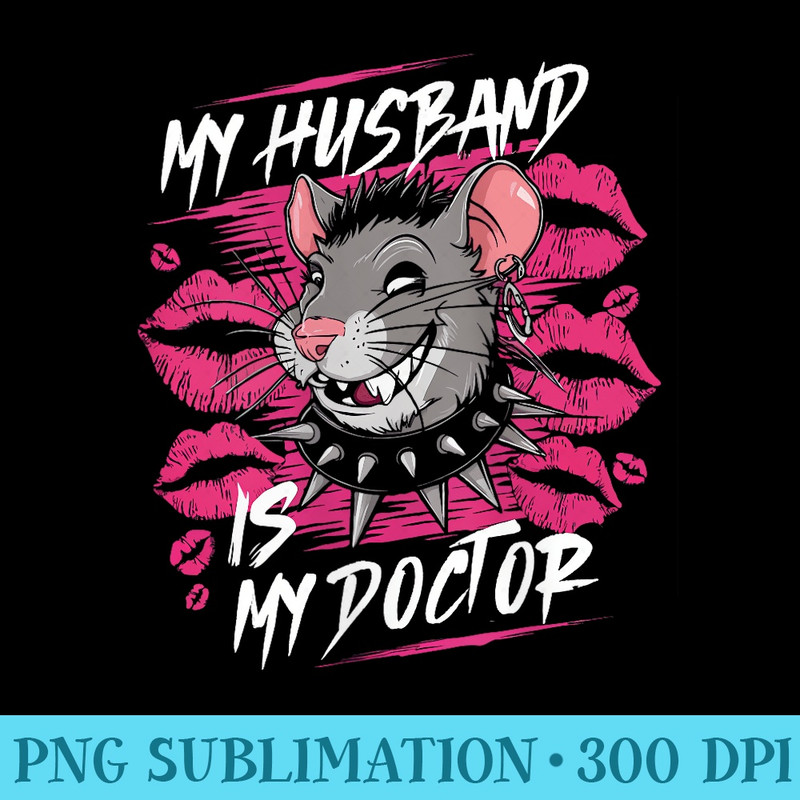 s s My Husband Is My Doctor Cool Kiss - PNG Download Artwork - Perfect for Creative Projects