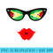 Guyanese Flag Sunglasses Lips Tshirt Guyana - PNG Download Template - Easy-To-Print And User-Friendly Designs