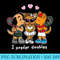 I Prefer Doubles, Double Kiss On The Cheek Cut Dogs - Transparent Shirt Clip Art - Unleash Your Inner Rebellion
