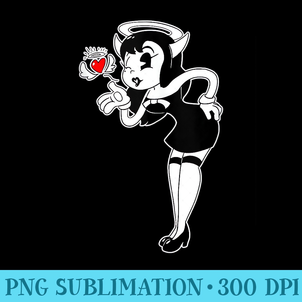 Alice Angel Blowing Kisses Gothic Angel - PNG Picture Download - Instant Access To Downloadable Files