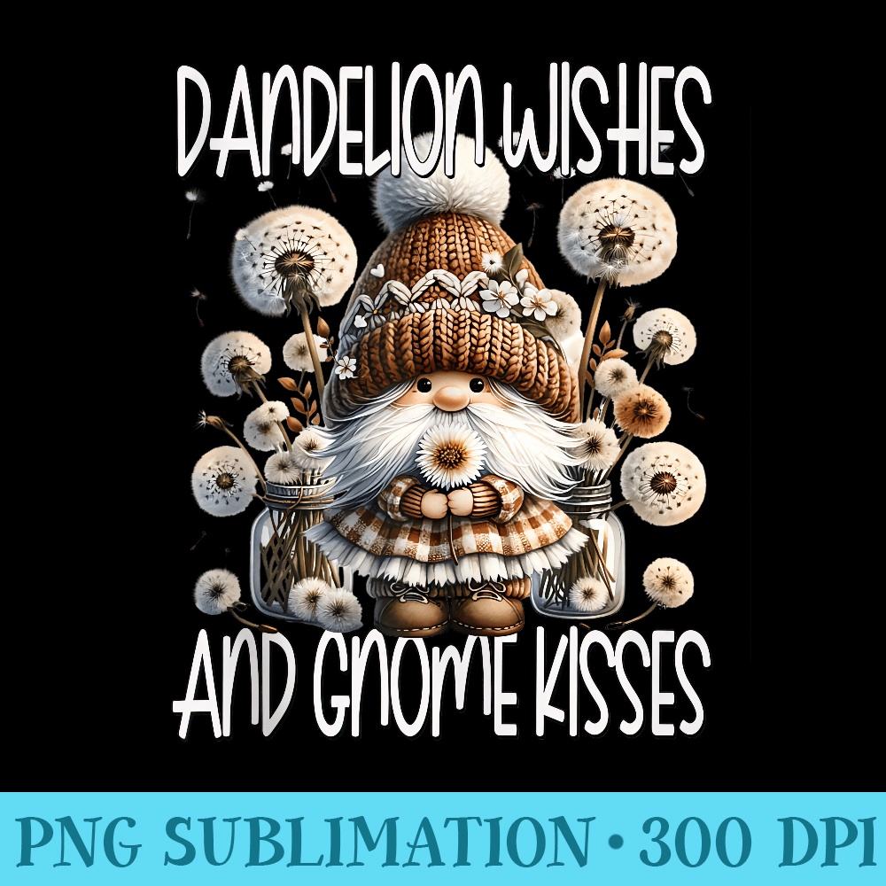 Sweet Dandelion Wishes And Gnome Kisses For And Spring - PNG Download Gallery - Bring Your Designs to Life
