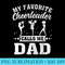 My Favorite Cheerleader Calls Me Dad Fathers Day - PNG Download Transparent Background - Bold & Eye-catching
