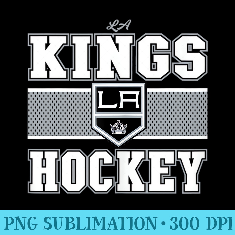 NHL LA Kings Crossbar - Sublimation PNG Designs - Instant Access To Downloadable Files