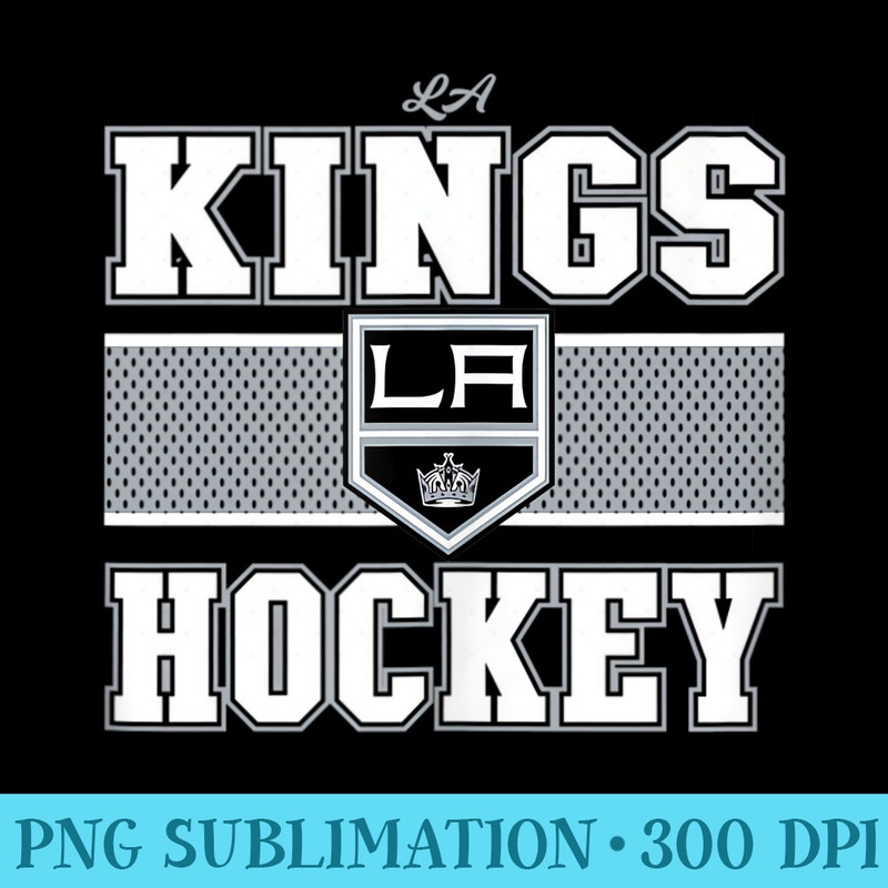 NHL LA Kings Crossbar - Sublimation PNG Designs - Instant Access To Downloadable Files
