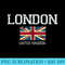 Vintage London England United Kingdom Souvenir - PNG Download Clipart - Revolutionize Your Designs