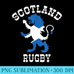 scotland rugby funny scottish uk - shirt template transparent