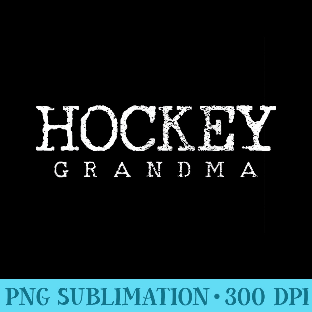 Hockey Grandma - PNG Download Clipart - Premium Quality PNG Artwork