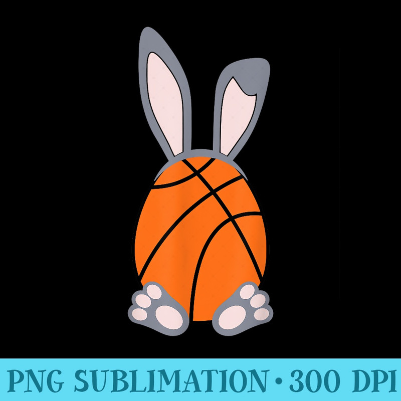 Basketball Easter Egg Rabbit Bunny T Basketball - Download PNG Pictures - Limited Edition And Exclusive Designs