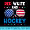 Red White and Hockey Sunglasses 4th of July America Flag - PNG Image Download - Bold & Eye-catching
