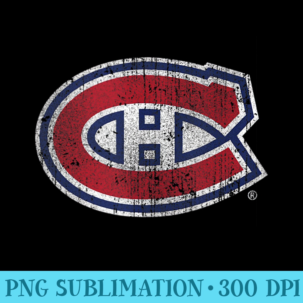 Mens NHL Montreal Canadiens Team Logo - Shirt Artwork PNG - Create with Confidence