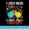 Funny Cute Crochet I Just Need Coffee and My Crochet - Digital PNG Artwork - Create with Confidence
