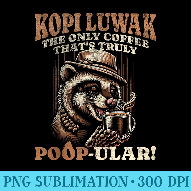 Kopi Luwak The Only Coffee Thats Truly Poop ular Poplar - PNG Download Gallery - Add a Festive Touch to Every Day