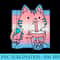 Transgender s Kawaii Anime Cat Boba Trans Pride LGBT - PNG Graphics Download - Perfect for Sublimation Mastery