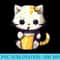 Cat Boba Tea Bubble Tea Anime Kawaii Neko Nonbinary Kitten - PNG Graphics Download - Premium Quality PNG Artwork