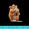 Funny Cute Hamster Holding Coffee Cup For Girls - Sublimation graphics PNG - Capture Imagination with Every Detail