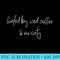 Fueled By Ice Coffee And Anxiety Funny Sayings 70s - Blank Shirt Template PNG - Spice Up Your Sublimation Projects